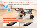 Dog Wheelchair for Back Legs, Adjustable 2 Wheels Pet Wheelchair, Lightweight Dog Cart with V952-CWLYLLSXHSLLCWMCK001V0