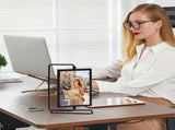 Creative Light,Photo Frame Ornament Sleek TV Cabinet/Bedroom/ Desktop Decor Freestanding Display for V1370-AZ4-21169