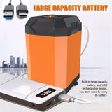 Portable Cordless Camping Shower - Rechargeable 5400mAh Electric Shower Pump with 3 Modes 2m Hose V1308-DSZKI-607