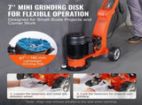 Electric Concrete Floor Grinder 7" Walk-Behind Grinder 2.0HP Concrete Floor Polisher, 1500W Grinding V952-HNTSGJJS13002S4ZDV3