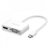 UGREEN 30843 Type-C to HDMI VGA Converter White V28-ACBUGN30843