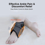 Electric Foot Ankle Massager with Heat Black V728-OBA1005007197652058