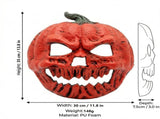 2-pack Scary Pumpkin Mask - PU Foam Pumpkin Head Costume Prop, DIY Halloween Party Decoration for V888-ELOSUNG56154-1