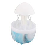 Rotating Raindrop Humidifier 300ml Essential Oil Diffuser with Remote Control 7 Color Light 4H 6H 8H V1294-YM0901-3113240348112