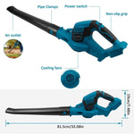 Cordless Garden Leaf Dust Blower Handheld For Makita With 2Battery & Charger 36V V201-FUN0036BU8AU2