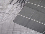 300TC Heidi Grey Reversible Cotton Quilt Cover Set Queen V442-ATX-QUILTCS-300TCHEIDI-GREY-QS