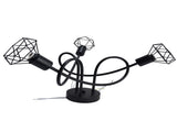 3 Heads Pendant Light Hollow Iron Ceiling Lamp Base for Bedroom Dining Room Living Room for E14 Bulb V1294-YM0523-3119210252211