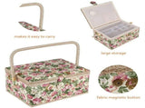 Extra Large Sewing Basket,Vintage Basket,for Needles, Thread, Tape Measure, and Other Supplies V1192-AZ-W-22761