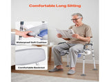 Bedside Commode Chair, 227 kg Capacity, 4-in-1 Portable Toilet and Raised Toilet with Padded V952-WLKBSLRZD500Y4MTK001V0