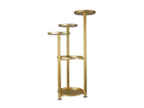 Levede Plant Stand Outdoor Indoor Flower Gold Medium UM1189-M-GD_NZ