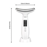 Face Massager -4 Color Red-Light-Therapy for Face and Neck for Wrinkles, Double Chin, Vibrating V1107-110-20763-GRN-59MM