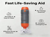 anti-choking device, Heimlich instrument, negative pressure suction, airway clearance, choking V1102-108-BLA-26043
