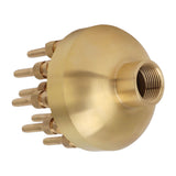 Fountain Nozzle Brass 3 Layers Adjustable Water Fountain Nozzle Spray Sprinkler for Garden Park Pond V1294-YM0703-3111230049411