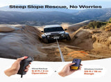 Electric Winch, 4500 kg Load Capacity, 12V DC Truck Winch with 8.3 mm x 19.8 m Steel Rope, Wireless V952-GSSDDJP10000NEA5P001V9