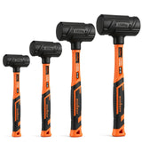 HORUSDY 4PCS Dead Blow Hammer Set Steel Shot Non-Slip Grip Carpentry & Tile V465-88092