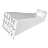 White Water Diverter Downspout Adapter with Full Fittings for Quick and Easy Installation Gutters V1369-AZ3-W-19333