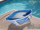 Beach Wine Tote with Insulated Bladder Bags, Leakproof Carrier for 1 Bottles, Perfect for Travel, V1192-AZ-W-0960