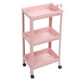 Bathroom Floor Storage Shelf Multi Layer Stable Durable Standing Shelf Unit Freestanding Corner Rack V1294-YM0901-3112230061915