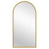 Gold Metal Arch Mirror - X Large 100cm x 200cm V292-M-METAR-XL-GOLD