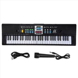 61 Keys Electronic Piano Digital Music Keyboard Musical Instrument Gift with Microphone for Kids V1192-AZ-W-22827