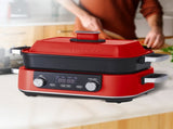 Morphy Richards 3L Non-Stick Multifunction Electric Cooker Pan in Red MRMP3RD