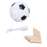 Soccer Night Light with Wooden Stand 3 Color Temperature Dimmable 3D Soccer Lamp Light for Boys V1294-YM0901-3119240070511