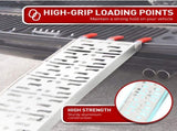 Kartrite Aluminium Folding Loading Ramp ATV Motorbike Motorcycle Golf Buggy Trailer ATV-01A-SL-1