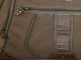 FIB Washed Canvas Backpack Bag in Khaki V563-A1206C-KHAKI