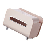 Desktop Tissue Box Multifunction Tissue Storage Dispenser with Phone Holder Remote Control Organizer V1294-YM0710-3117230308312