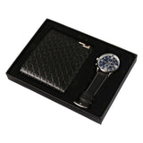 Men's Gift Set with Box, Brown Wallet Watch, Gifts for Men, Valentines Day Gifts for Him, V1366-AZ2-W-12647
