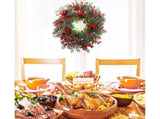 1pcs Winter Berry Wreath Christmas Tree Wreath Christmas Artificial Wreath Artificial Christmas V1263-JX-1620