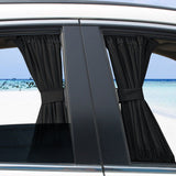 Car Side Window Curtain, 2Pcs Car Curtains Foldable Sunshade Protection, Removable Slidable Car V1369-AZ3-W-06976