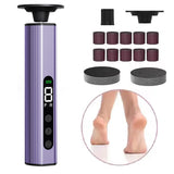 Purple Professional 2-in-1 Electric Foot Callus Remover and Manicure Kit - 9 Speeds Rechargeable V888-ELOSUNG18454