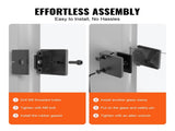 Glass Clamp, 40 PCS Square Glass Railing Bracket for 0.31 "-0.47 " Tempered Glass, 304 Stainless V952-BLZJHSFX40PCUK43PV0