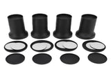 4pcs Round Furniture Lifters with Rubber Non Slip Pads Plastic Bed and Furniture Raisers Set V1294-YM0715-3117220135311