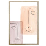 Mixed Emotions Wall Print w Oak finish frame & glass 60cm V637-43004WAL