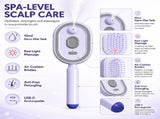 Electric Spray Air Cushion Massage Comb, Mist Detangling Hair Brush & Scalp Massage Comb for Frizzy V1366-AZ2-W-10825