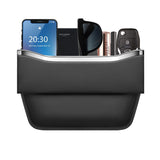 2Pack Car Seat Gap Filler Organizer - Leather Console Side Pocket Seat Storage - Stylish and V1107-800-57317-BLK-2PACK