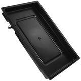 tea trays Tea Serving Plate Black Plastic Water Storage 1Pcs V1366-AZ2-W-13560