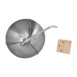 Sauna Bowl Stainless Steel Hanging Aromatherapy Oil Cup with Wooden Block for Sauna Room L 20cm V1294-YM0717-3111220240211