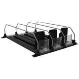 Black ABS Stainless Steel Beverage Pusher for Refrigerator Drink Organizer, Self-Replenishing V1370-AZ4-08774
