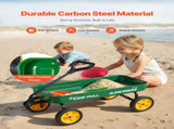 Pull-Along Wagon for Kids, 101 cm Toddler Wagons, Supports up to 80kg, All-Terrain Wagons with V952-JSKETTLC19YCV0R4A001V0