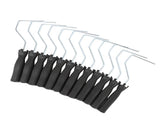 12pcs 4 Inch Paint Roller Handle Reusable Steel Plastic Grip Paint Roller Frame for Wall Painting V1294-YM0901-3114250041811