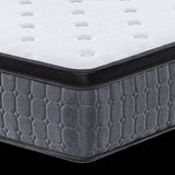 Queen Euro Top Pocket Spring Mattress Motion Isolation Comfort with CertiPUR-US Certified Foam V63-930291
