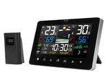 Digital Indoor Outdoor Thermometer Hygrometer Color Display Touch Screen Weather Forecast Station V1294-YM0901-3111260013711