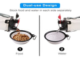 Dog Travel Water Bottle Collapsible Bowls, 2 in 1 Pet Food Container with Collapse Bowls, Outdoor V1370-AZ4-07368