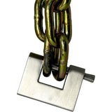 Heavy-Duty Outdoor Padlock - Weatherproof Stainless Steel, Keyed Security Lock for Shed, Gate & Bike V1366-AZ2-W-14362