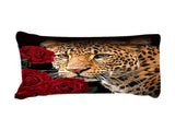 Leopard Rose Noir Quilt / Doona / Duvet Cover set V745-AQ044129K3