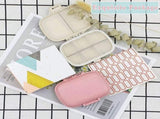 4PS 8 Compartments Travel Pill, Pocket Pharmacy for Purse Daily Box Portable Medicine V1259-DP01-A-4619