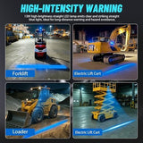 LED Forklift Safety Light, Blue Light for Marking Boundaries, Aluminum housing, Suitable for V1107-148-17800-BLU-1PACK